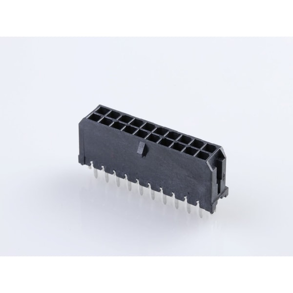 Molex Rectangular Power Connector, 20 Contact(S), Male, Solder Terminal, Receptacle 430452026 - main